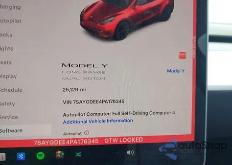 2023 Tesla Model Y Awd/Long Range Dual Motor All-Wheel Drive from USA, damaged, VIN 7SAYGDEE4PA176345